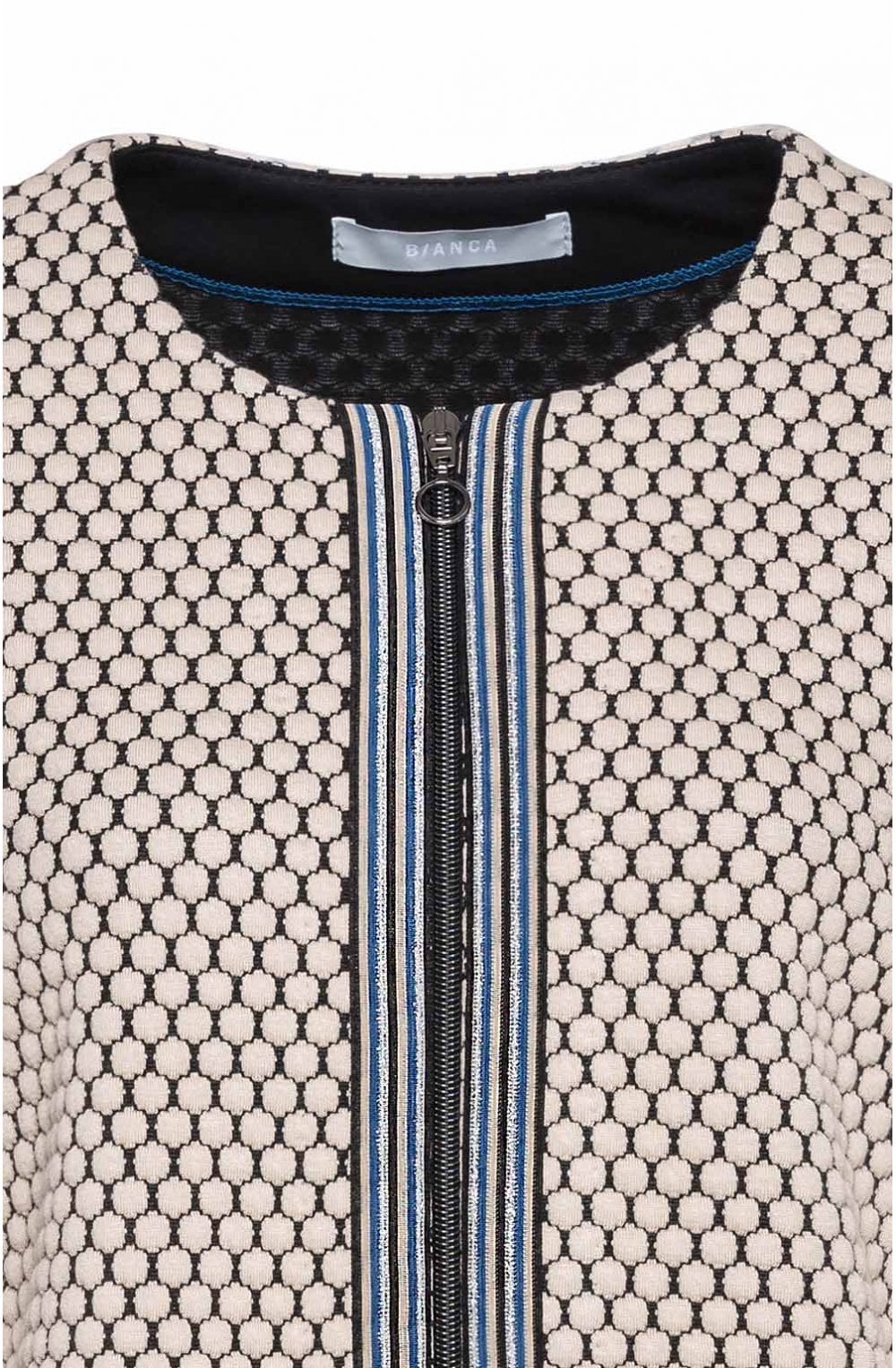 Embossed Spot Design Jacket