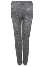 Faded Grey Patterned Jeans
