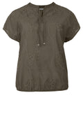 Fleni Safari Broderie Anglaise Blouse