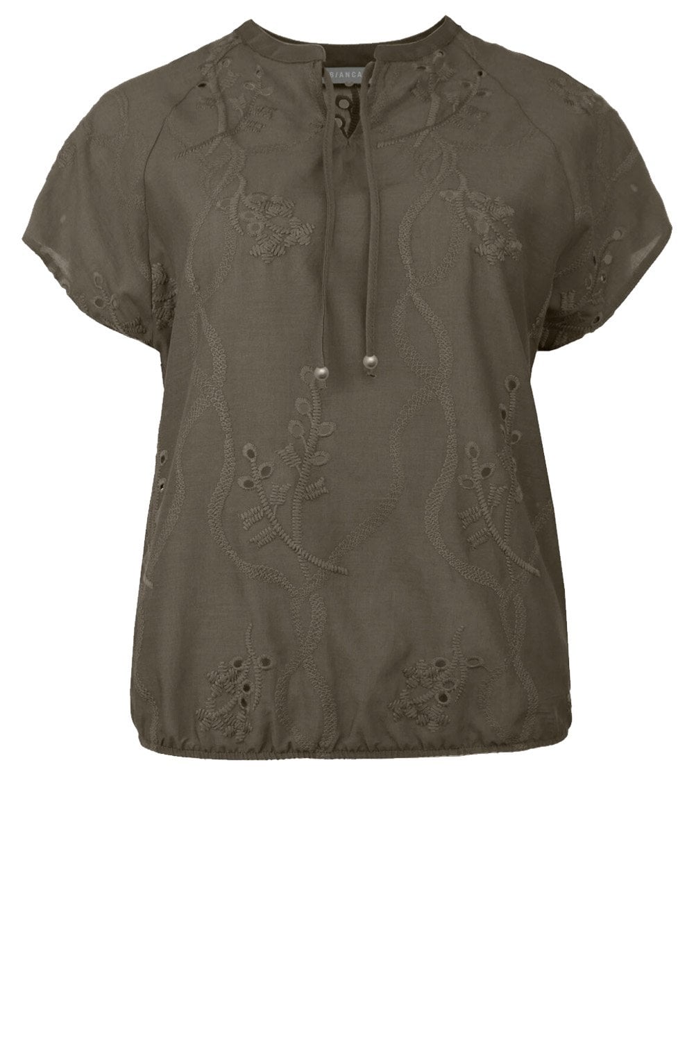 Fleni Safari Broderie Anglaise Blouse