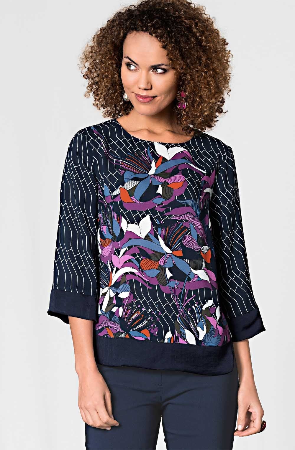 Floral Design Blouse