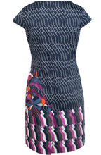 Floral Design Fitted Dress