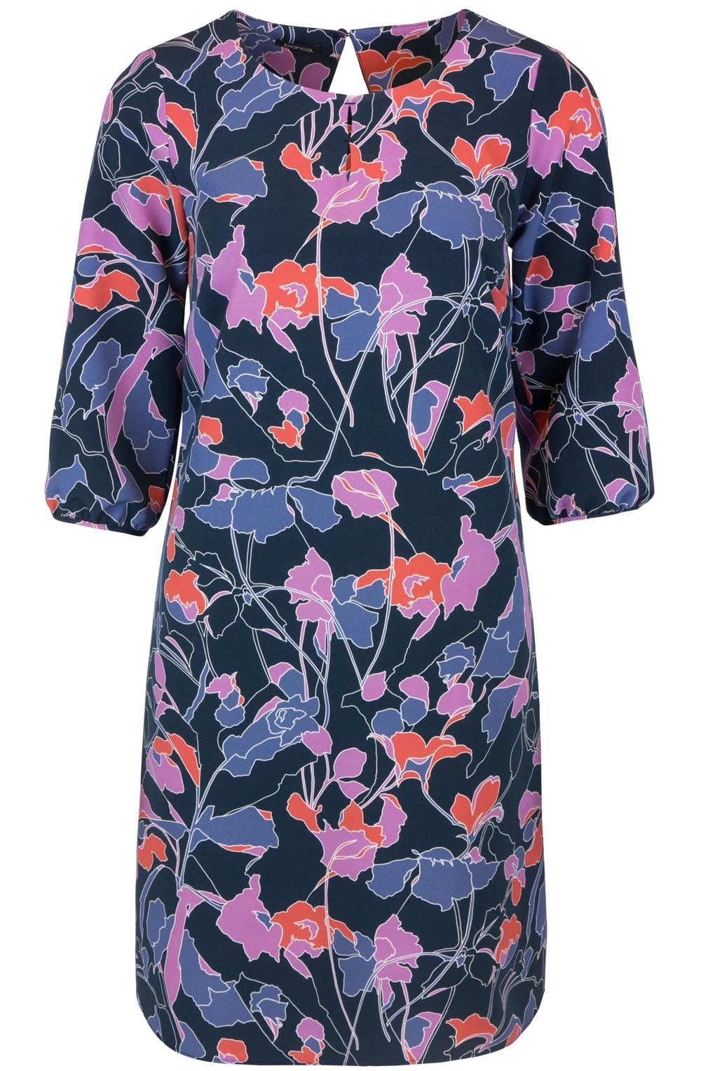 Floral Design Shift Dress