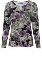 Floral Print Jersey Top