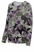 Floral Print Jersey Top