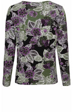Floral Print Jersey Top