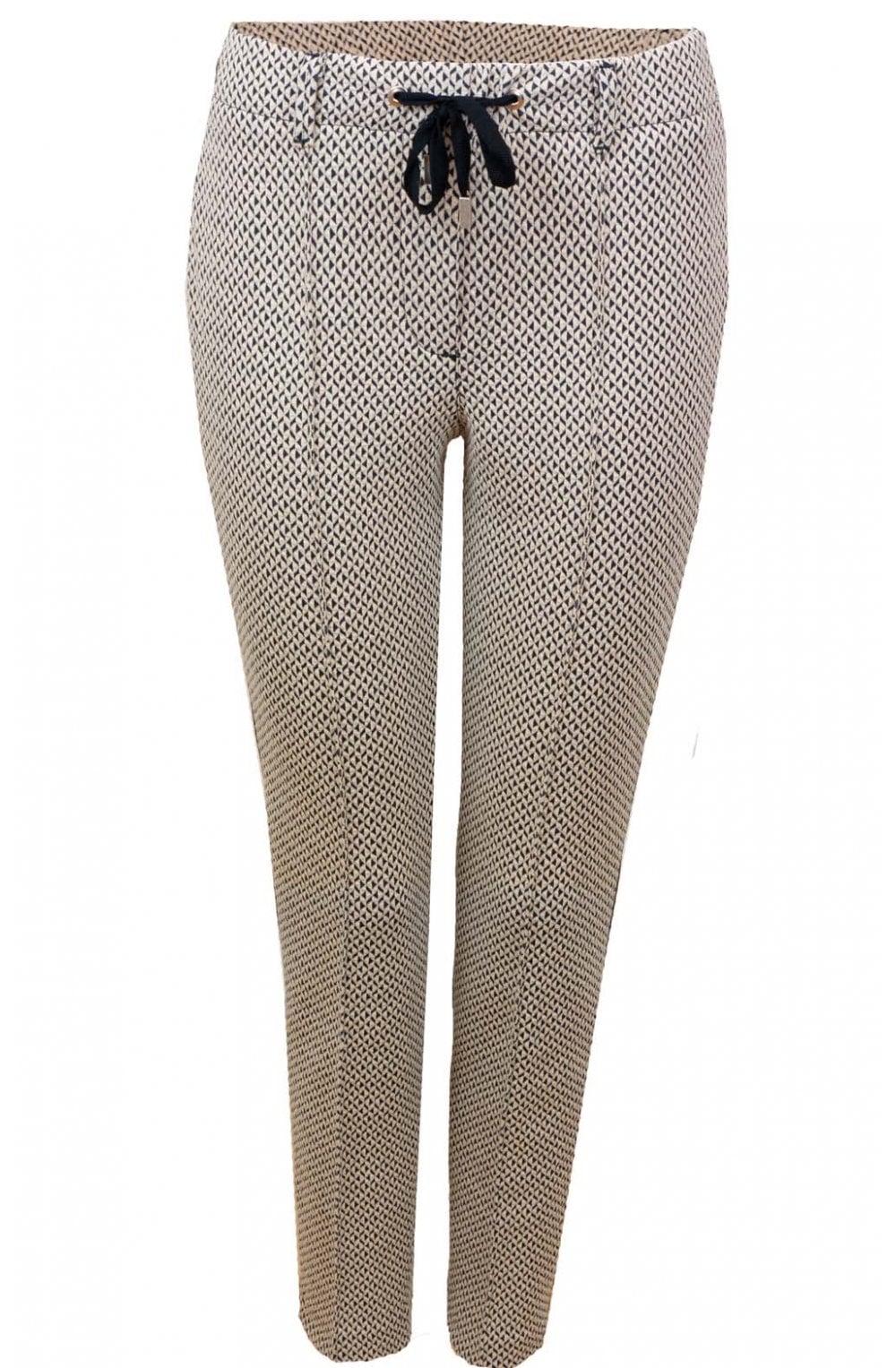 Geometric Print Trousers