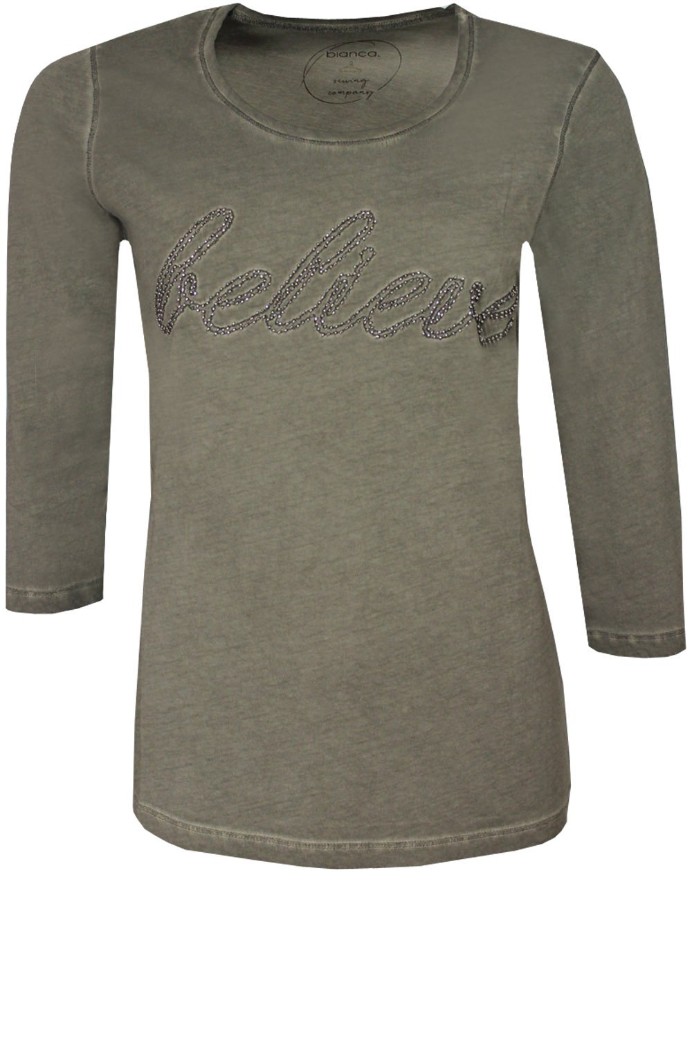 Green Beaded Motif Top
