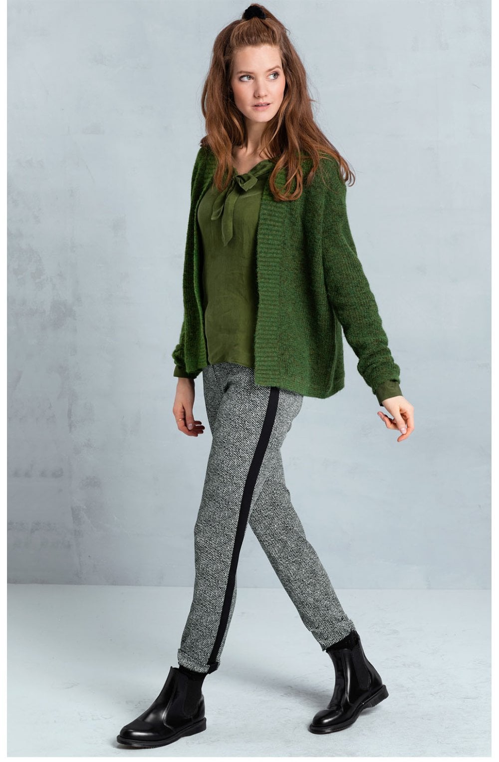 Green Knit Cardigan