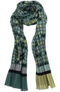 Green Mix Houndstooth Scarf