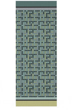 Green Mix Houndstooth Scarf