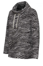 Grey & Black Patterned Jumper