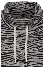 Grey & Black Patterned Jumper