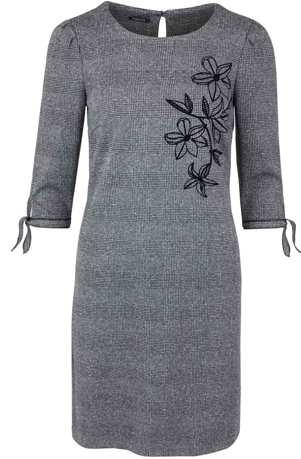 Grey Check Dress