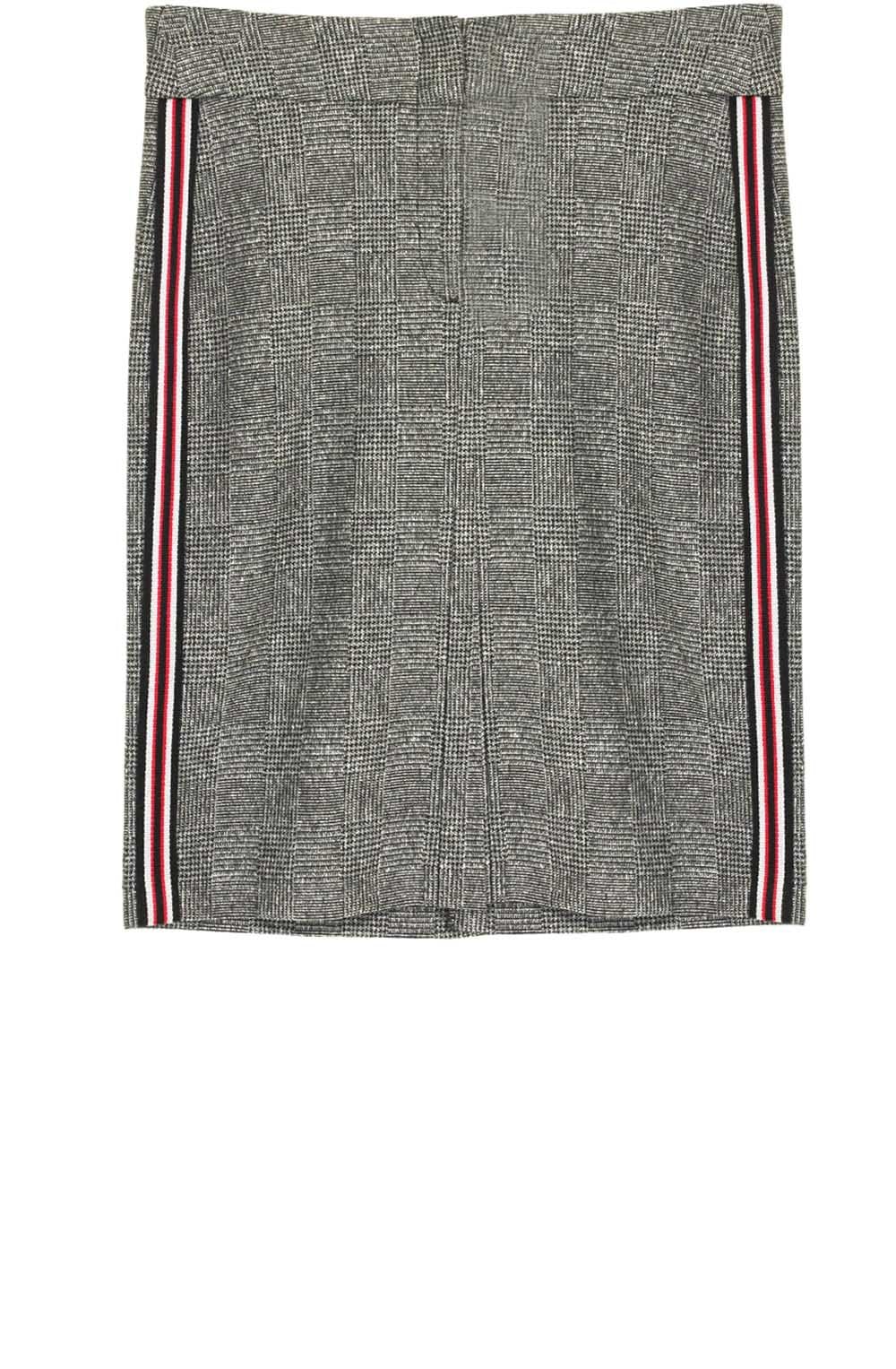 Grey Check Skirt