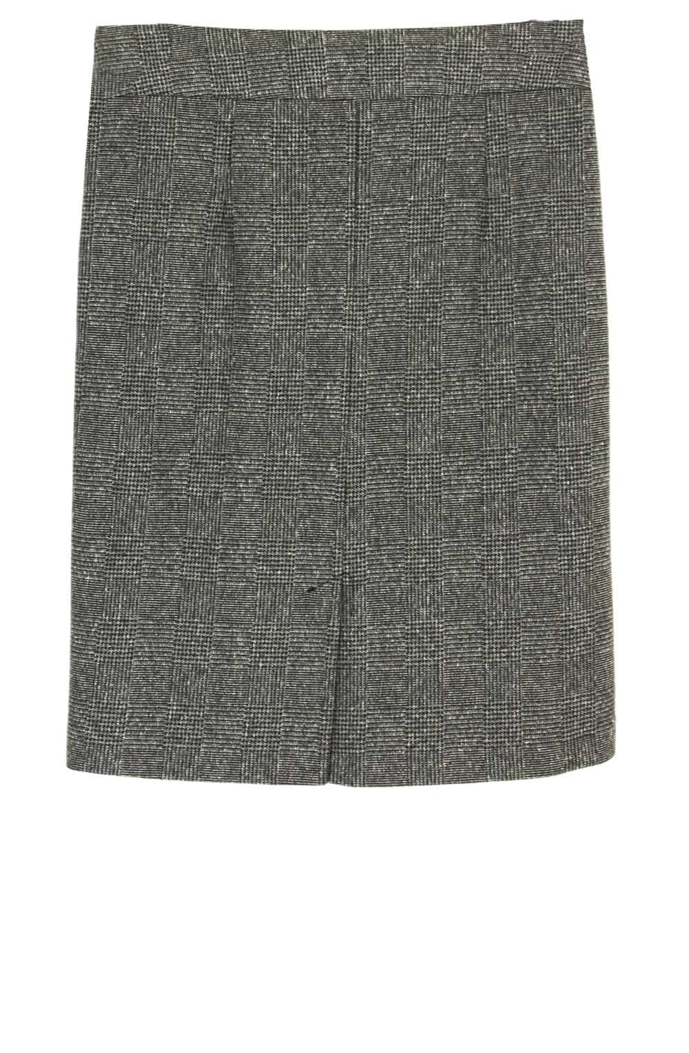 Grey Check Skirt