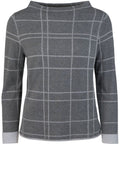 Grey Check Sweater