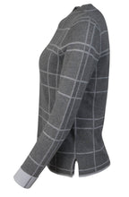 Grey Check Sweater