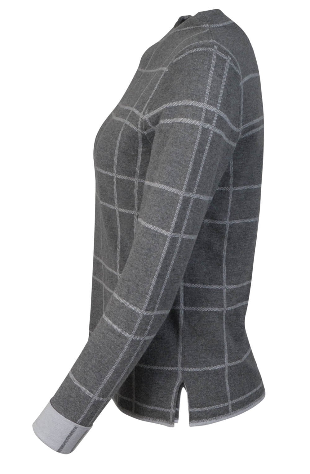 Grey Check Sweater