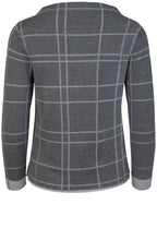 Grey Check Sweater