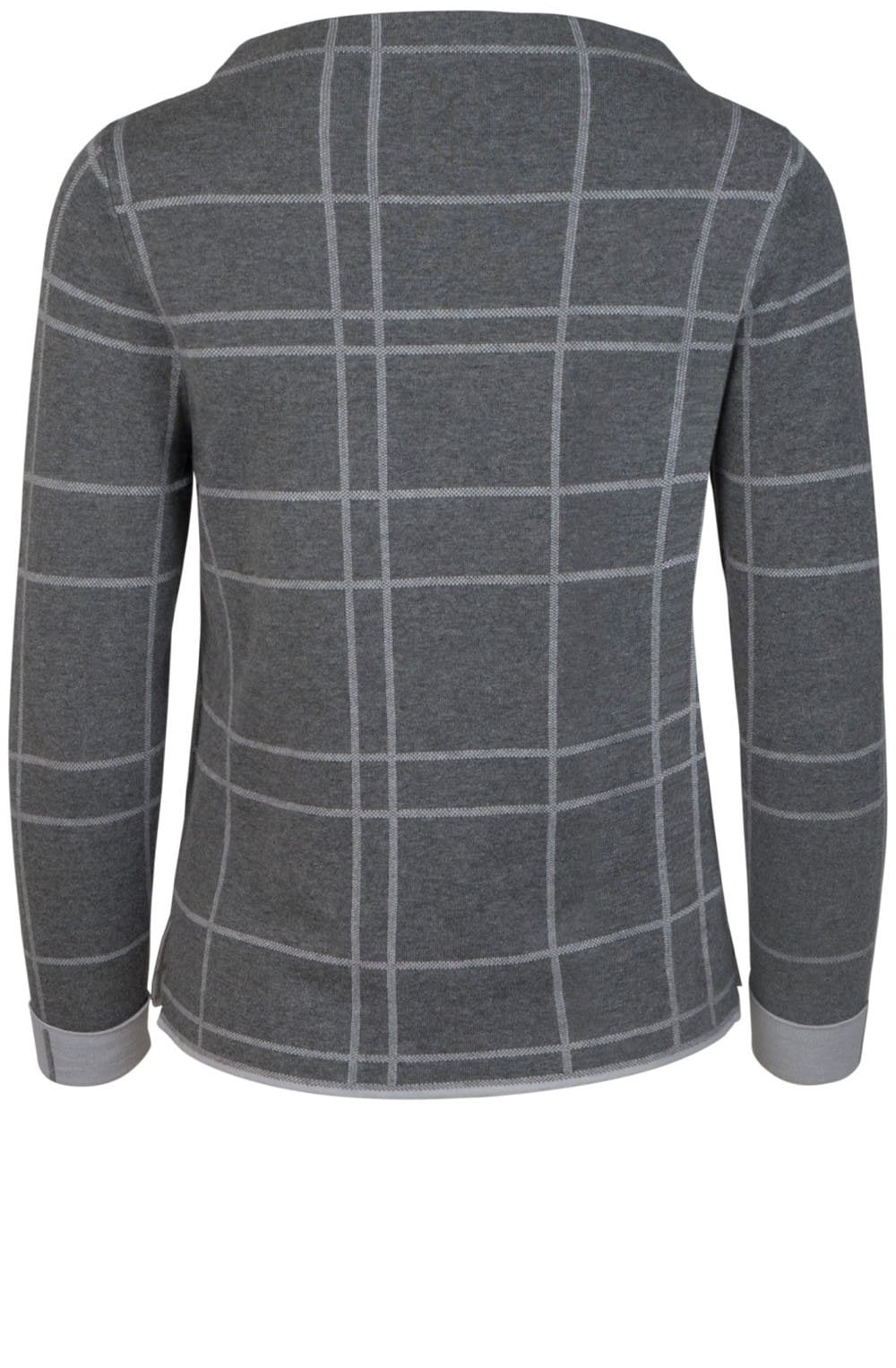 Grey Check Sweater
