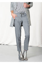 Grey Fitted Trousers