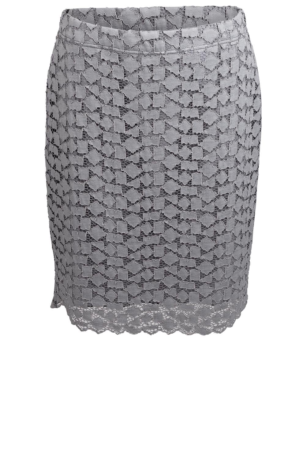 Grey Lace Skirt