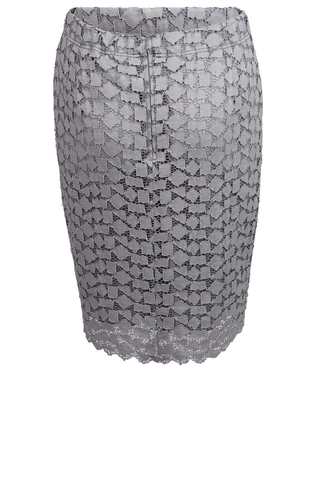 Grey Lace Skirt