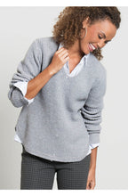 Grey Sequin Detailed Sweater