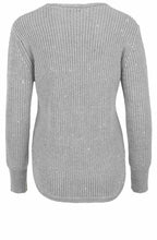 Grey Sequin Detailed Sweater