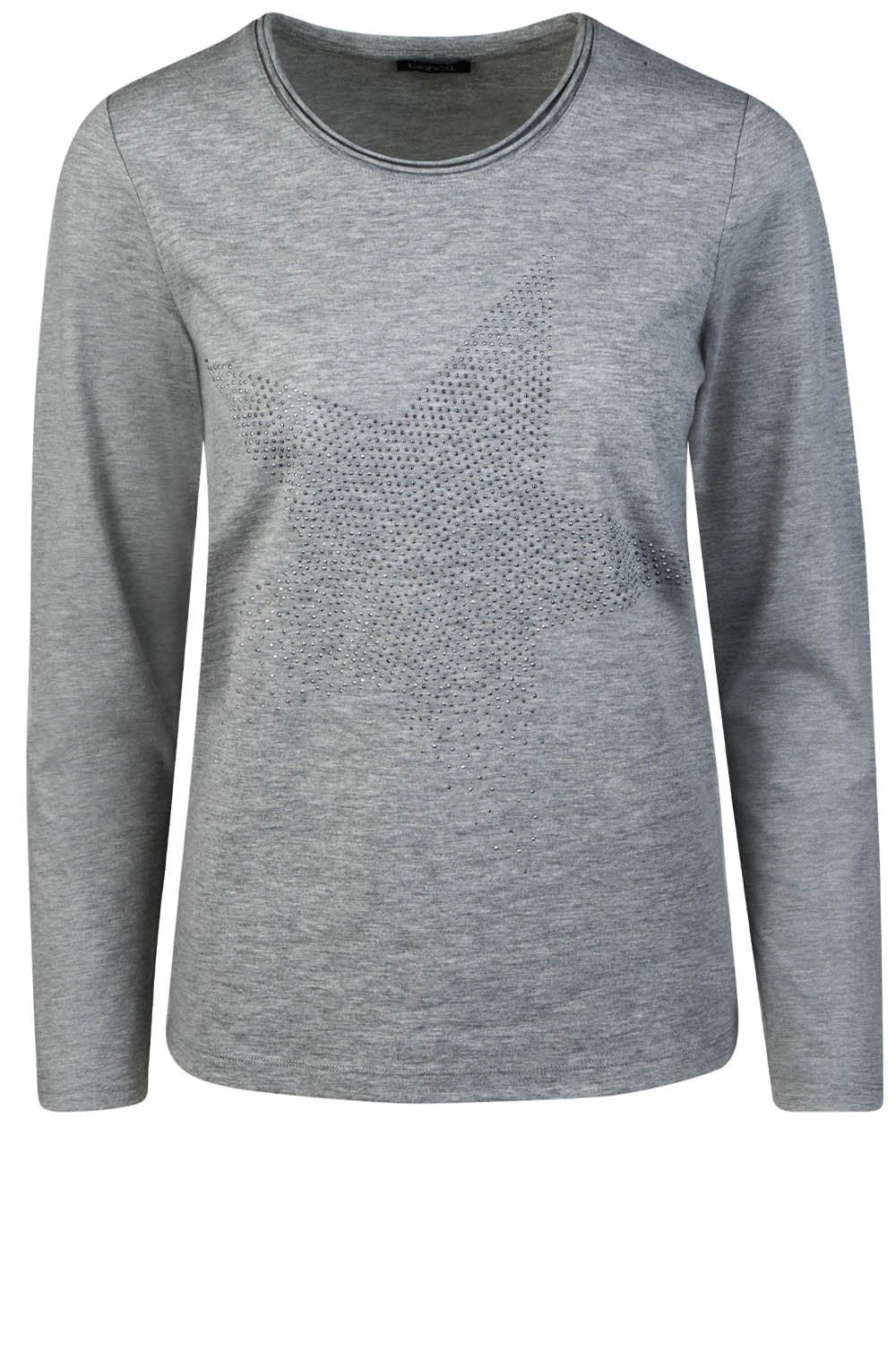 Grey Star Design Top