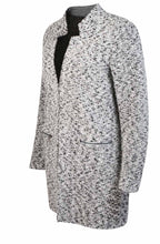 Grey Textured Knit Jacket