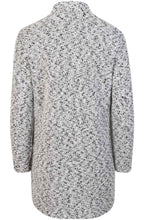 Grey Textured Knit Jacket