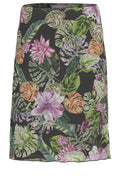 Iris Green Mix Floral Skirt