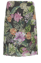 Iris Green Mix Floral Skirt