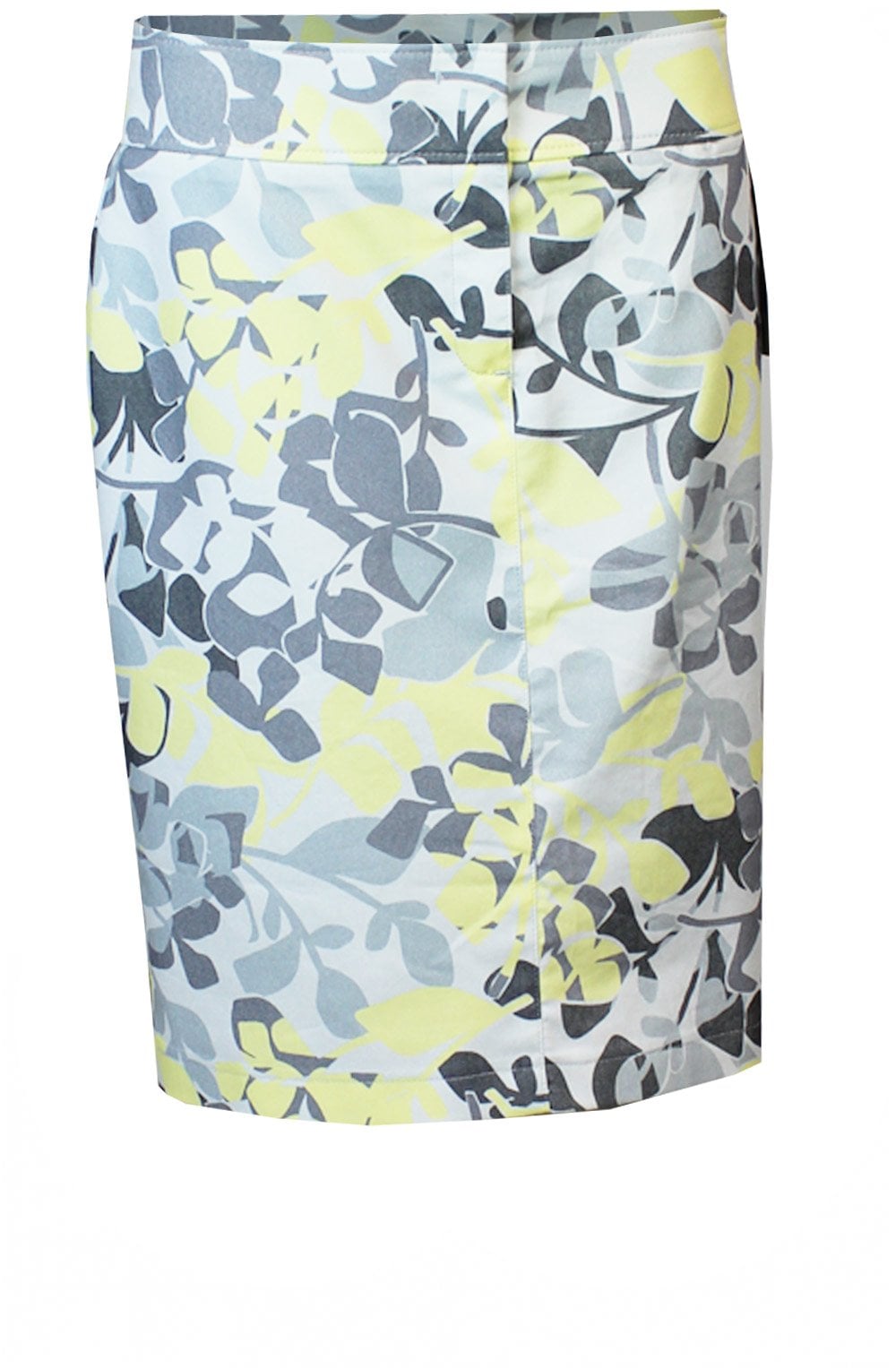 Iris Yellow and Grey Mix Skirt