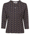 Jersey Chain Print Top