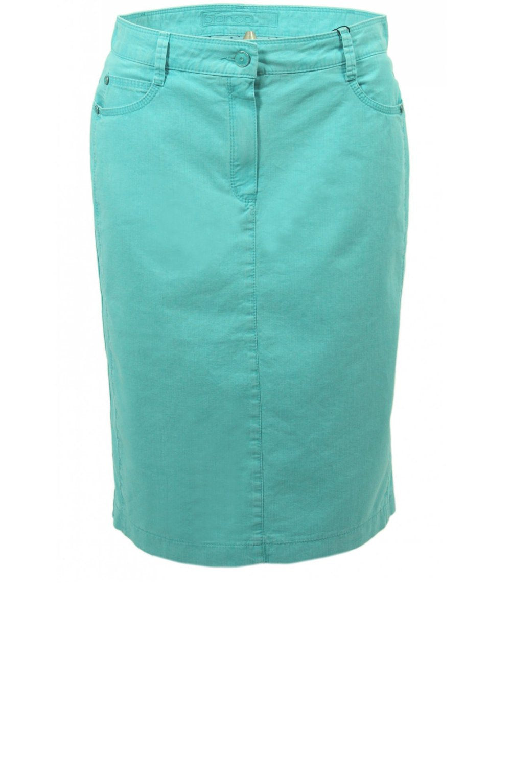Jona knee length skirt Aqua