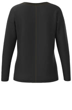 Julie Abstract Print Long Sleeve Top