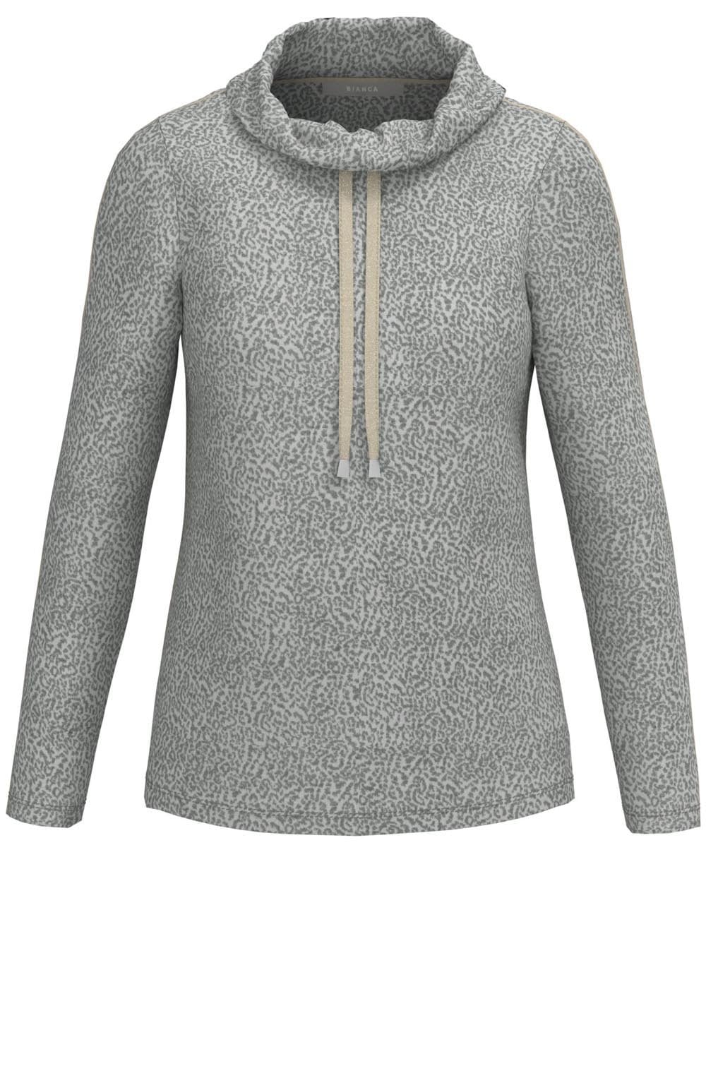 Julie Grey Animal Print Jumper
