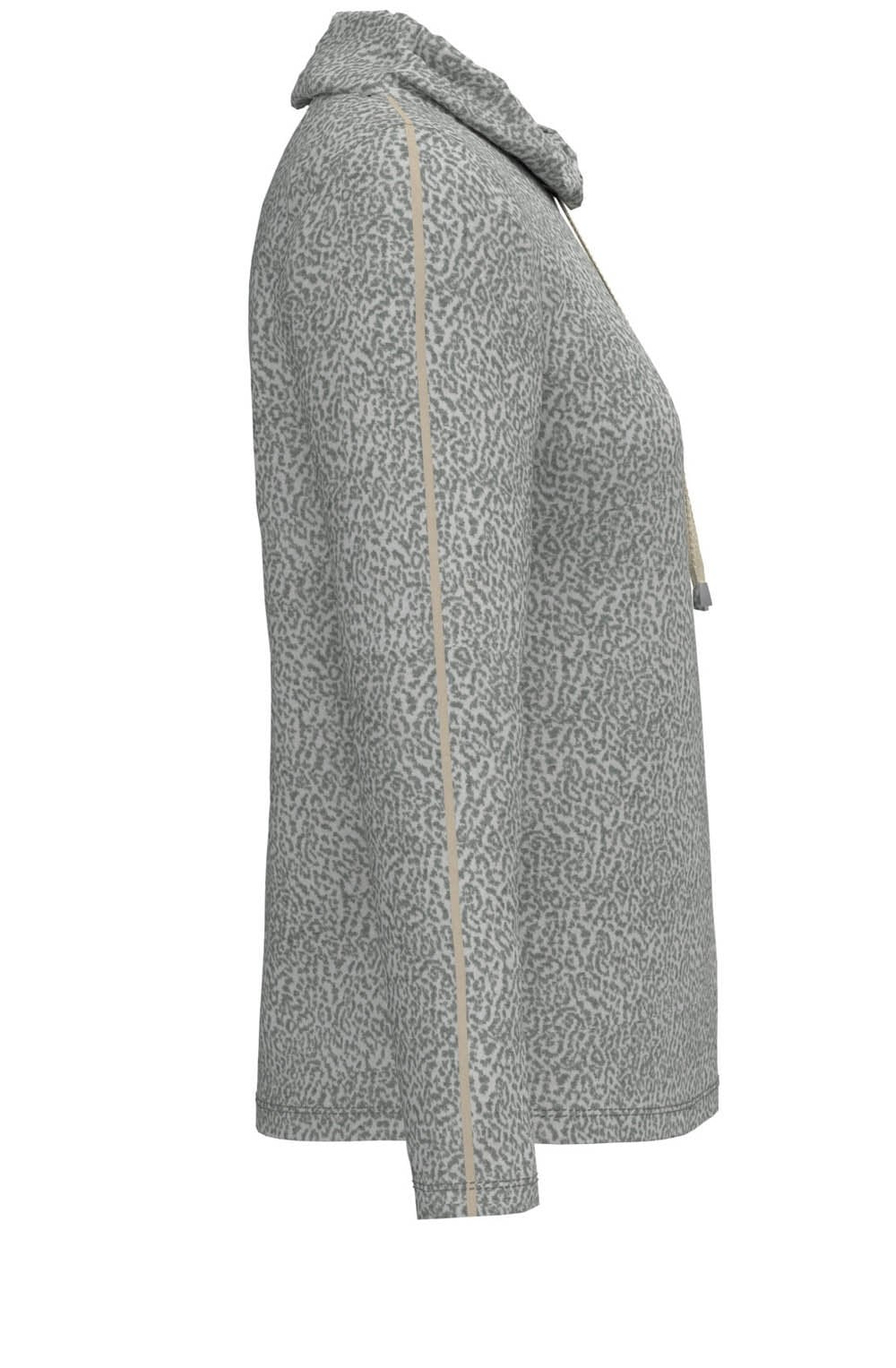 Julie Grey Animal Print Jumper