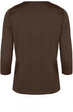 Khaki Green Lace Neckline Top