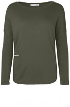 Khaki Green Two Pocket Detail Jumper