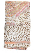 Lamba Leopard Print and Paisley Scarf