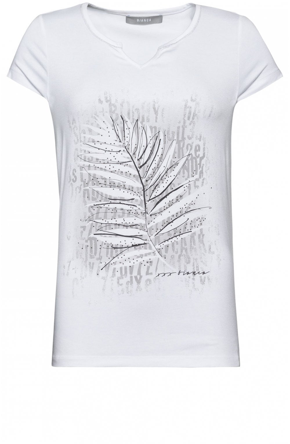 Leaf Design T Shirt