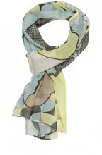 Lime Bold Print Scarf