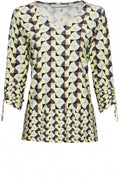 Lime Bold Print Top