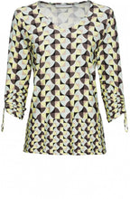 Lime Bold Print Top