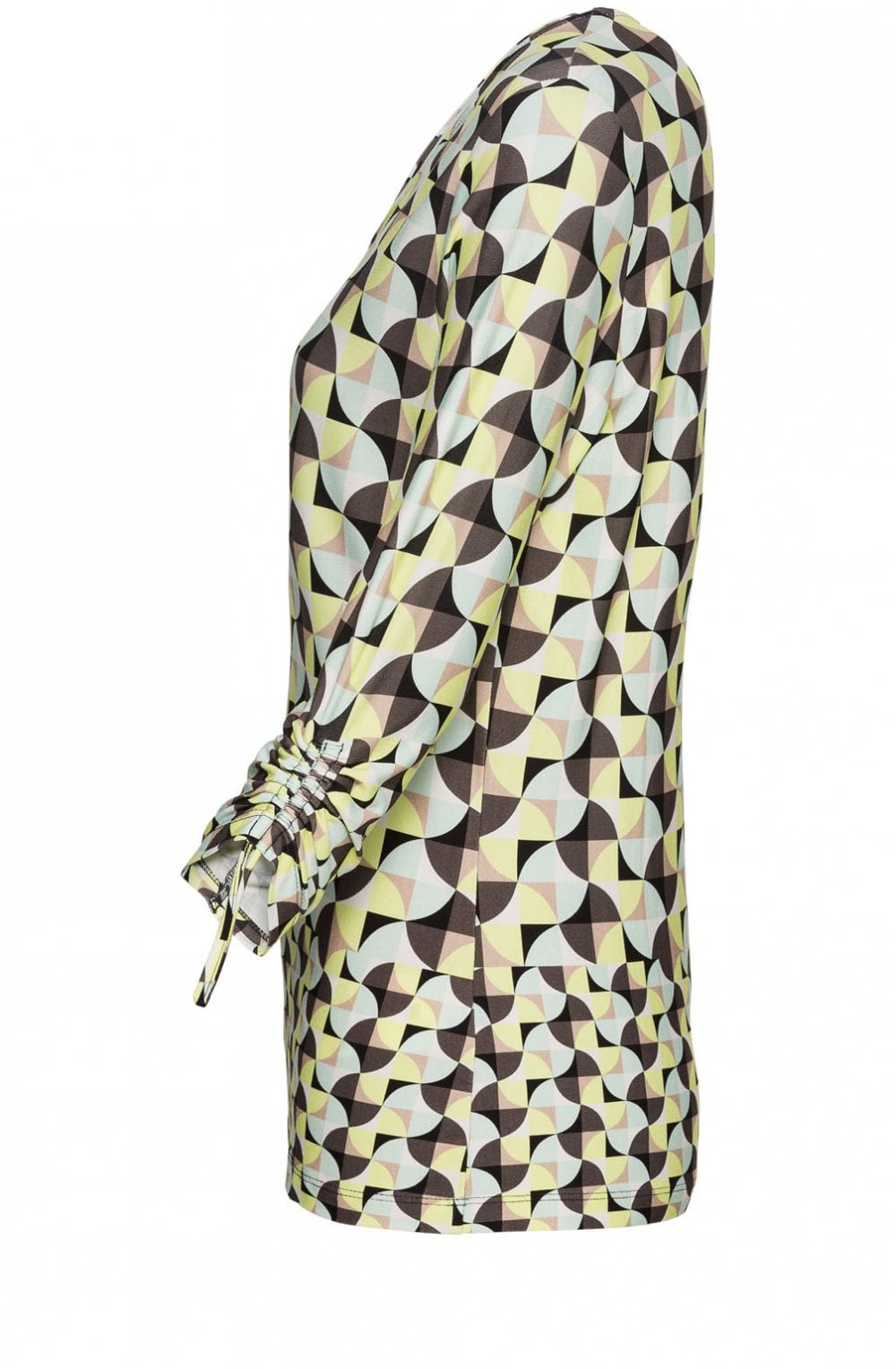 Lime Bold Print Top
