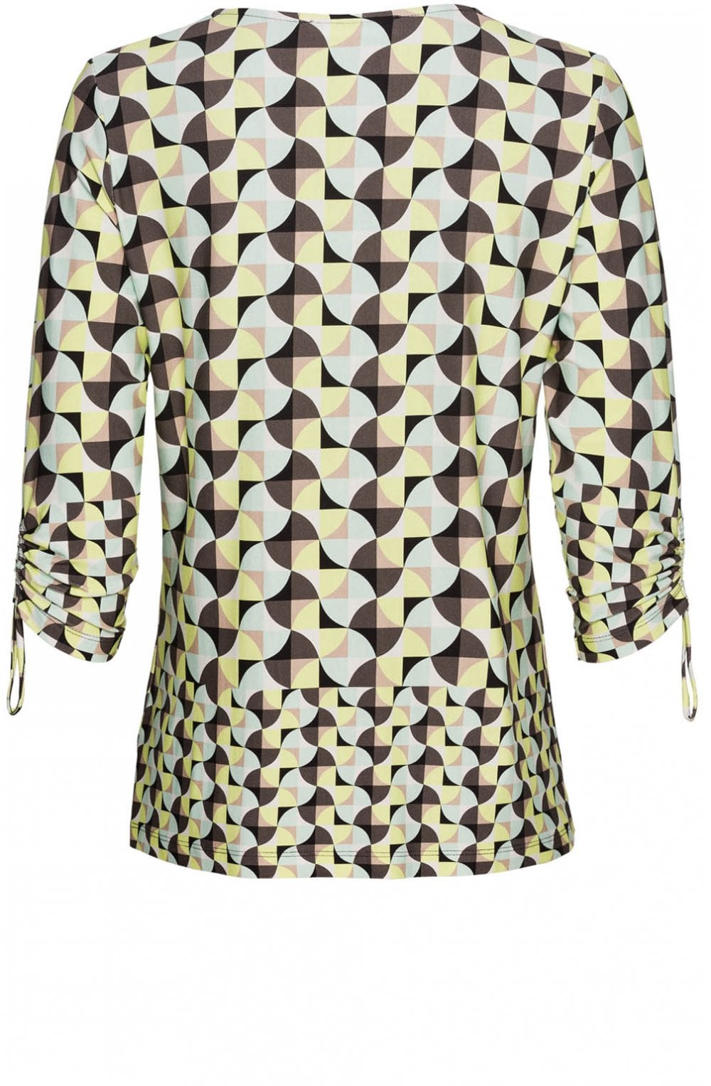 Lime Bold Print Top